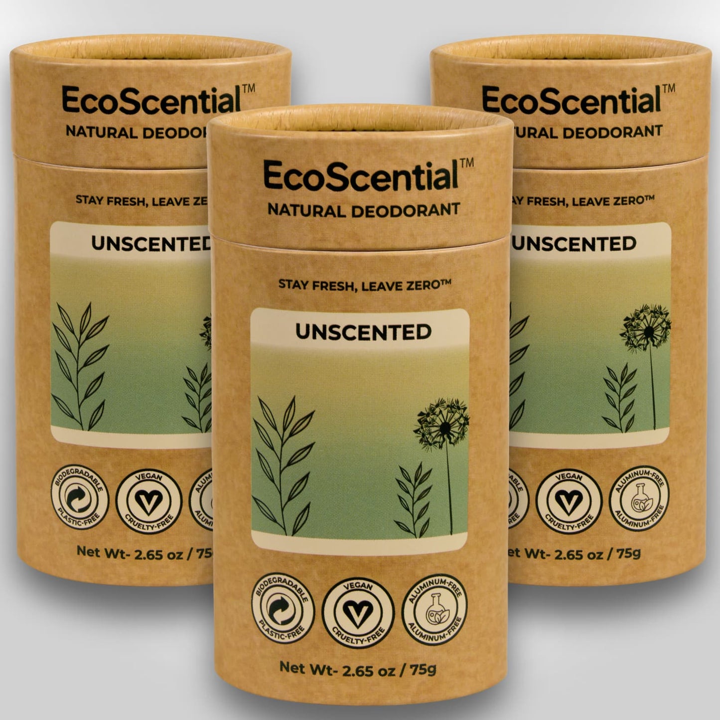 Unscented – 3-Pack Bundle
